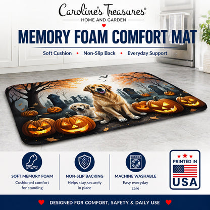 Caroline's Treasures Golden Retriever Dogs Memory Foam Mat 19x27