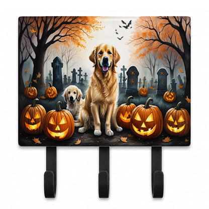 Caroline's Treasures Golden Retriever Dogs Ceramic Triple Wall Hook