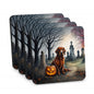 Caroline's Treasures Irish Setter Dogs Foam Drink Coasters Set of 4