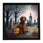 Caroline's Treasures Irish Setter Dogs Framed Metal Wall Art 8 x 8 Inch