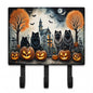 Caroline's Treasures Keeshond Dogs Halloween Ceramic Triple Wall Hook