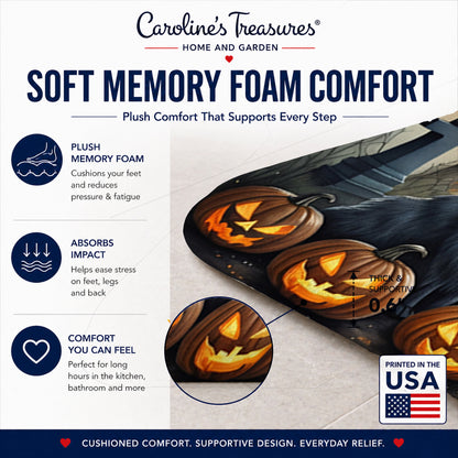 Caroline's Treasures Keeshond Dogs Memory Foam Mat 19x27