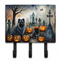 Caroline's Treasures Keeshond Dogs Halloween Ceramic Triple Wall Hook
