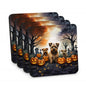 Caroline's Treasures Norfolk Terrier Dogs Foam Drink Coasters Set of 4
