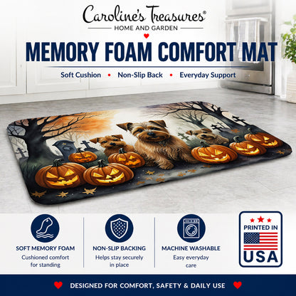 Caroline's Treasures Norfolk Terrier Dogs Memory Foam Mat 19x27