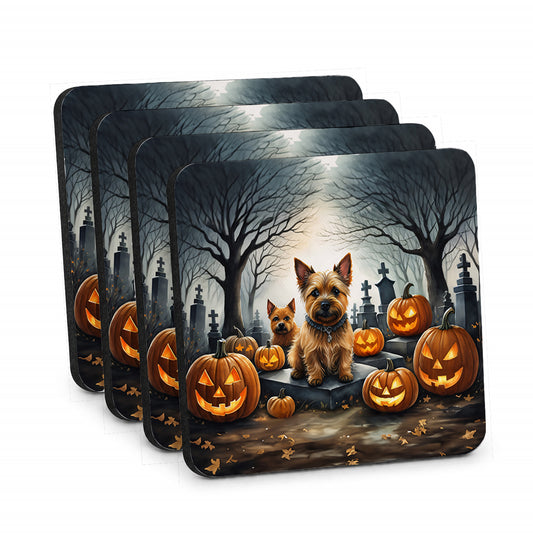 Caroline's Treasures Norwich Terrier Dogs Foam Drink Coasters Set of 4