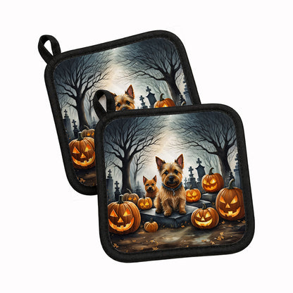 Caroline's Treasures Norwich Terrier Dogs Set of 2 Kitchen Pot Holders