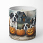 Caroline's Treasures DAC2050CDL Saint Bernard Spooky Halloween Decorative Soy Candle Nature Soy Wax Essential Oil Home Decor Ideal for Bedroom Kitchen Bath Office Gift, 10 oz