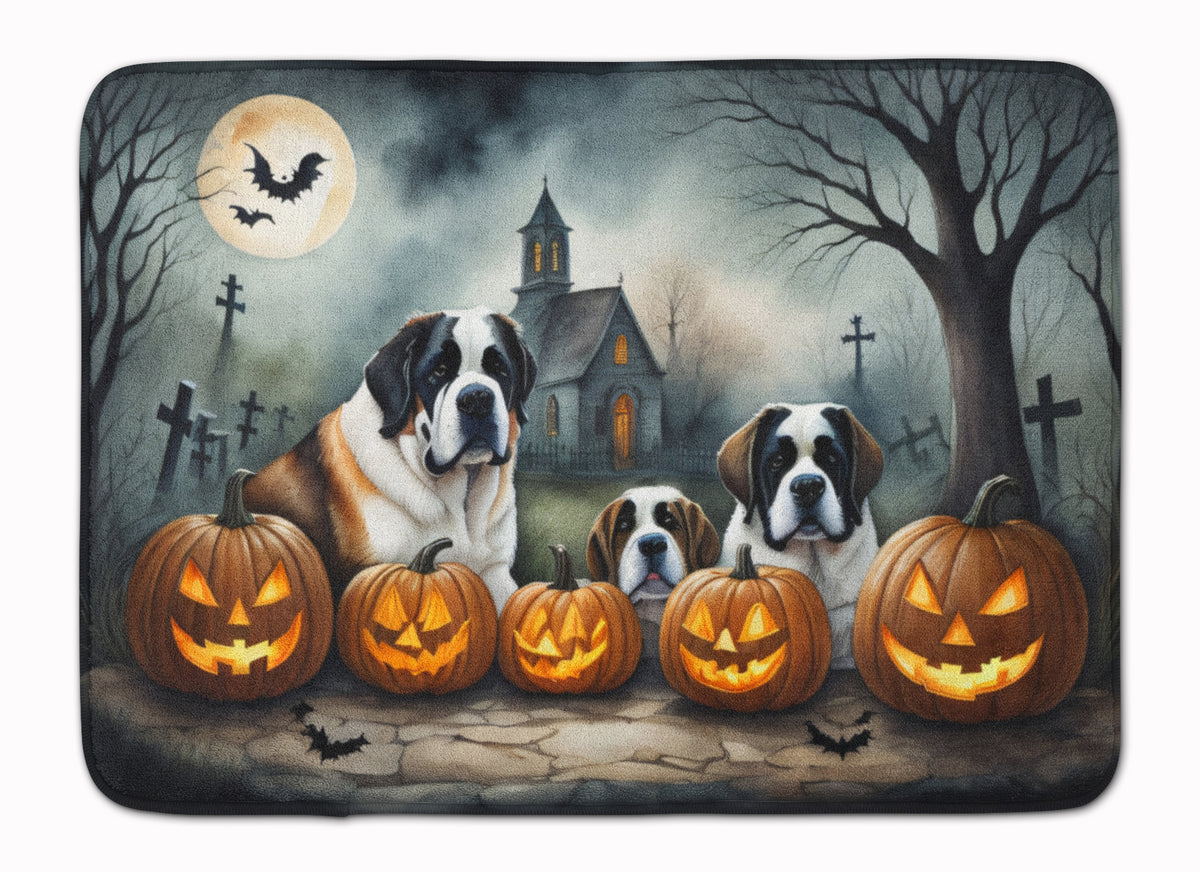 Caroline's Treasures Saint Bernard Dogs Memory Foam Mat 19x27