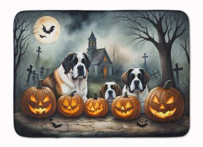 Caroline's Treasures Saint Bernard Dogs Memory Foam Mat 19x27