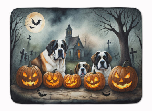 Caroline's Treasures Saint Bernard Dogs Memory Foam Mat 19x27