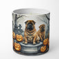 Caroline's Treasures DAC2052CDL Shar Pei Spooky Halloween Decorative Soy Candle Nature Soy Wax Essential Oil Home Decor Ideal for Bedroom Kitchen Bath Office Gift, 10 oz