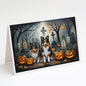 Caroline's Treasures DAC2053GCA7P Sheltie Spooky Halloween Greeting Cards and Envelopes Pack of 8 Blank Cards with Envelopes Whimsical A7 Size 5x7 Blank Greeting Cards