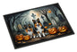 Caroline's Treasures DAC2053JMAT Sheltie Spooky Halloween Indoor or Outdoor Mat 24x36 Front Door Mat Indoor Outdoor Rugs for Entryway, Non Slip Washable Low Pile, 24H X 36W