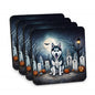 Caroline's Treasures Siberian Husky Dogs Foam Drink Coasters Set of 4