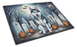 Caroline's Treasures DAC2055LCB Siberian Husky Spooky Halloween Glass Cutting Board Large Decorative Tempered Glass Kitchen Cutting and Serving Board Large Size Chopping Board
