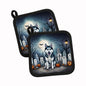 Caroline's Treasures Siberian Husky Dogs Set of 2 Kitchen Pot Holders