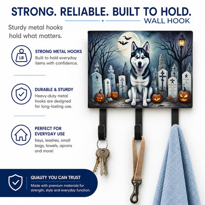 Caroline's Treasures Siberian Husky Dogs Ceramic Triple Wall Hook