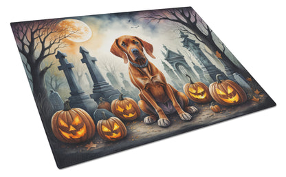 Caroline's Treasures DAC2056LCB Vizsla Spooky Halloween Glass Cutting Board Large Decorative Tempered Glass Kitchen Cutting and Serving Board Large Size Chopping Board