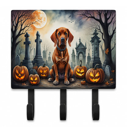 Caroline's Treasures Vizsla Dogs Halloween Ceramic Triple Wall Hook