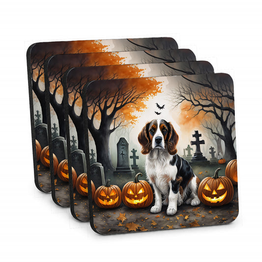 Caroline's Treasures Welsh Springer Spaniel Dogs Drink Coasters Set of 4
