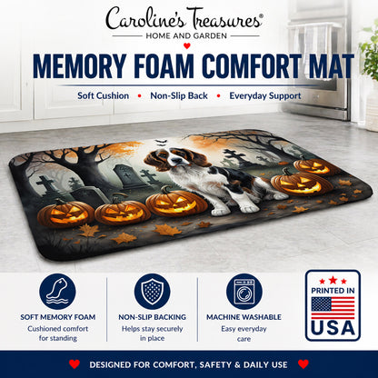 Caroline's Treasures Welsh Springer Spaniel Dogs Memory Foam Mat 19x27