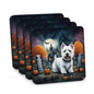 Caroline's Treasures Westie Terrier Dogs Drink Coasters Set of 4