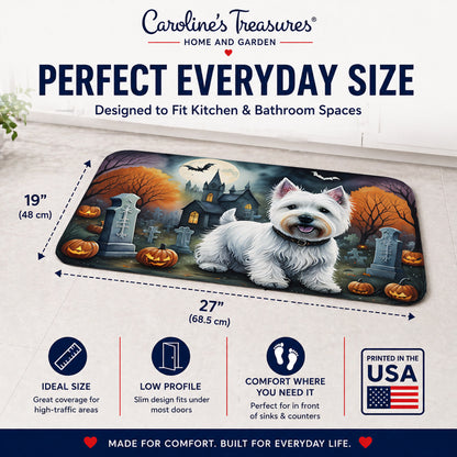Caroline's Treasures West Highland White Terrier Dogs Foam Mat 19x27