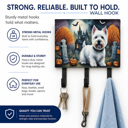 Caroline's Treasures Westie Dogs Ceramic Triple Wall Hook