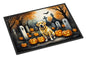 Caroline's Treasures DAC2059JMAT Yellow Labrador Retriever Spooky Halloween Indoor or Outdoor Mat 24x36 Front Door Mat Indoor Outdoor Rugs for Entryway, Non Slip Washable Low Pile, 24H X 36W