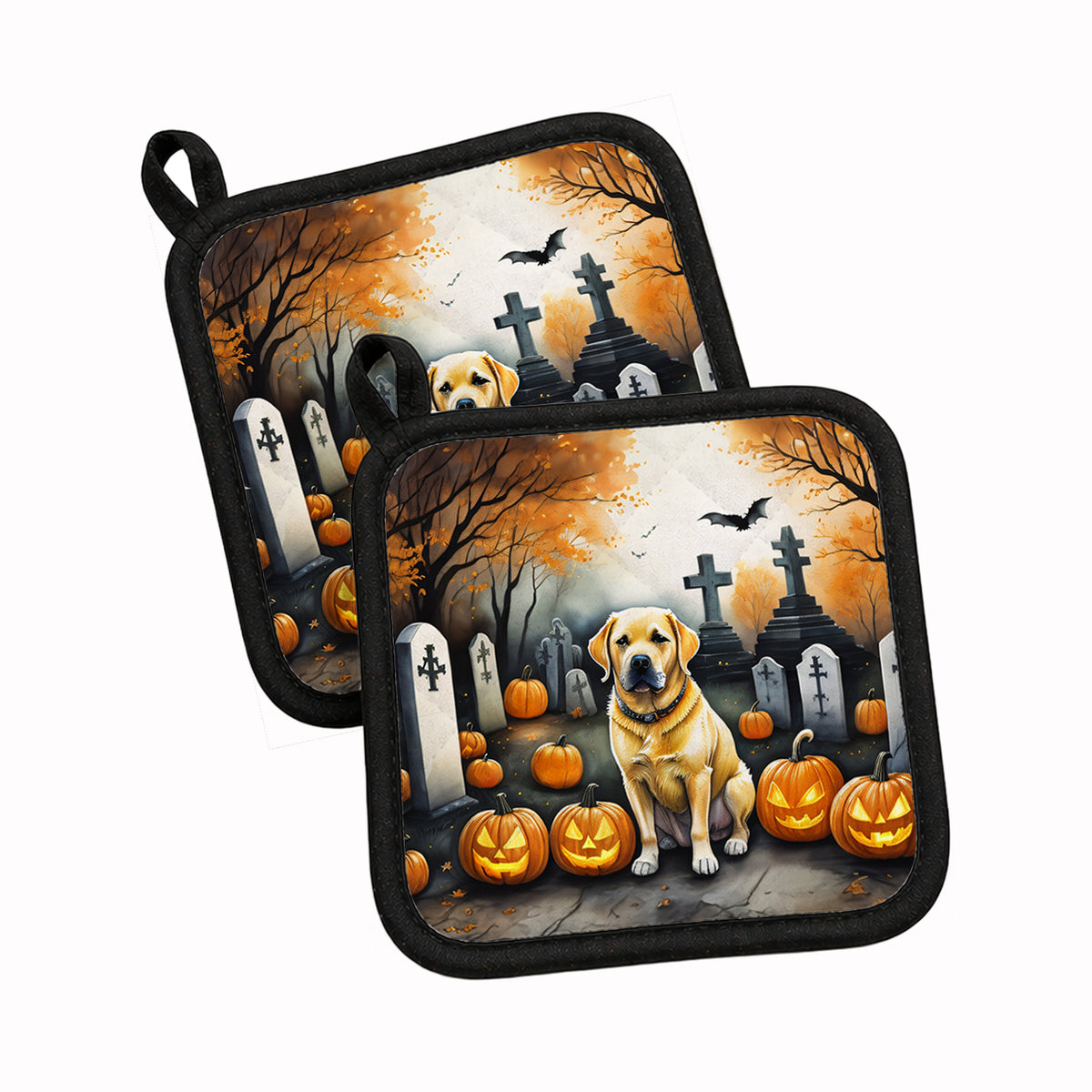Caroline's Treasures Labrador Retriever Dogs Set of 2 Kitchen Pot Holders