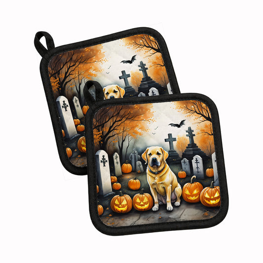 Caroline's Treasures Labrador Retriever Dogs Set of 2 Kitchen Pot Holders