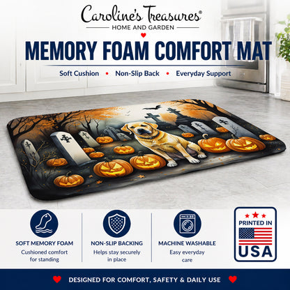 Caroline's Treasures Labrador Retriever Dogs Memory Foam Mat 19x27