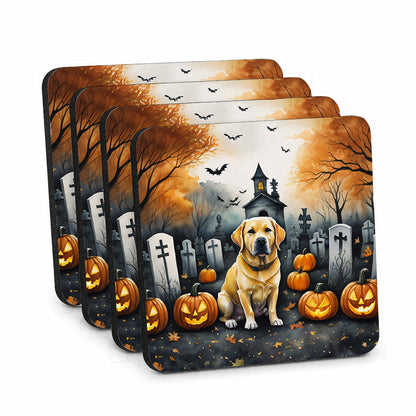 Caroline's Treasures Labrador Retriever Dogs Foam Drink Coasters Set of 4
