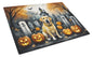 Caroline's Treasures DAC2060LCB Yellow Labrador Retriever Spooky Halloween Glass Cutting Board Large Decorative Tempered Glass Kitchen Cutting and Serving Board Large Size Chopping Board