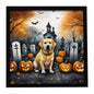 Caroline's Treasures Labrador Retriever Dogs Framed Metal Wall Art 8x8 In