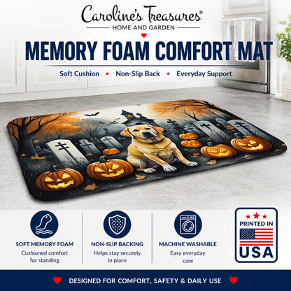 Caroline's Treasures Labrador Retriever Dogs Memory Foam Mat 19x27