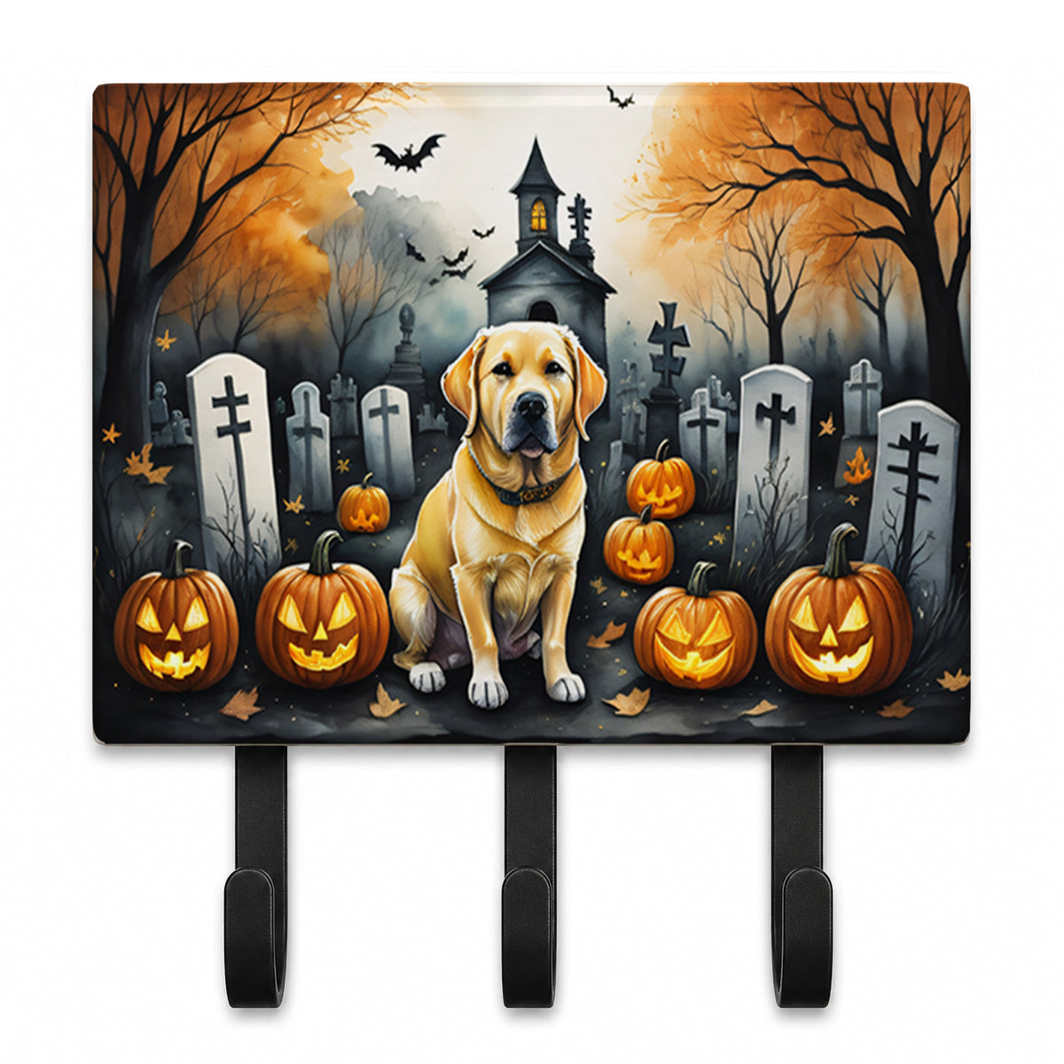 Caroline's Treasures Labrador Retriever Dogs Ceramic Triple Wall Hook