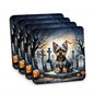 Caroline's Treasures Yorkshire Terrier Dogs Foam Drink Coasters Set of 4