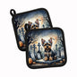 Caroline's Treasures Yorkshire Terrier Dogs Set of 2 Kitchen Pot Holders
