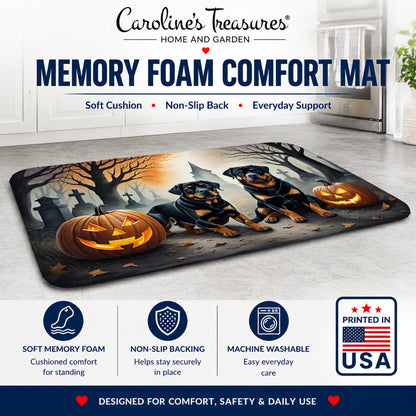 Caroline's Treasures Rottweiler Dogs Memory Foam Mat 19x27