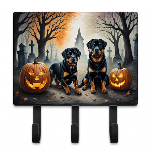 Caroline's Treasures Rottweiler Dogs Halloween Ceramic Triple Wall Hook
