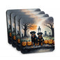 Caroline's Treasures Rottweiler Dogs Foam Drink Coasters Set of 4