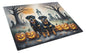 Caroline's Treasures DAC2063LCB Rottweiler Spooky Halloween Glass Cutting Board Large Decorative Tempered Glass Kitchen Cutting and Serving Board Large Size Chopping Board
