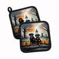 Caroline's Treasures Rottweiler Dogs Set of 2 Kitchen Pot Holders
