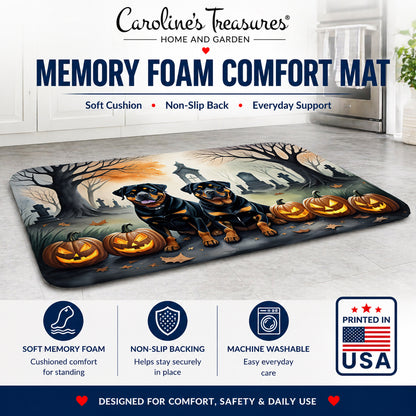 Caroline's Treasures Rottweiler Dogs Memory Foam Mat 19x27