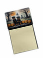 Caroline's Treasures Rottweiler Spooky Halloween Sticky Note Holder Refillable Dispenser Self-Sticky Note Pads, Memo Pads Blank Desk Accessories