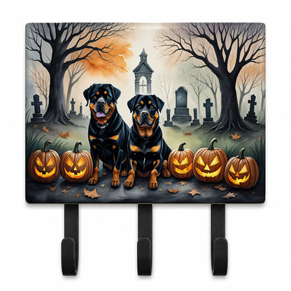 Caroline's Treasures Rottweiler Dogs Halloween Ceramic Triple Wall Hook