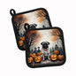 Caroline's Treasures Pug Dogs Set of 2 Kitchen Pot Holders