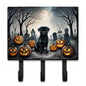Caroline's Treasures Pug Dogs Halloween Ceramic Triple Wall Hook